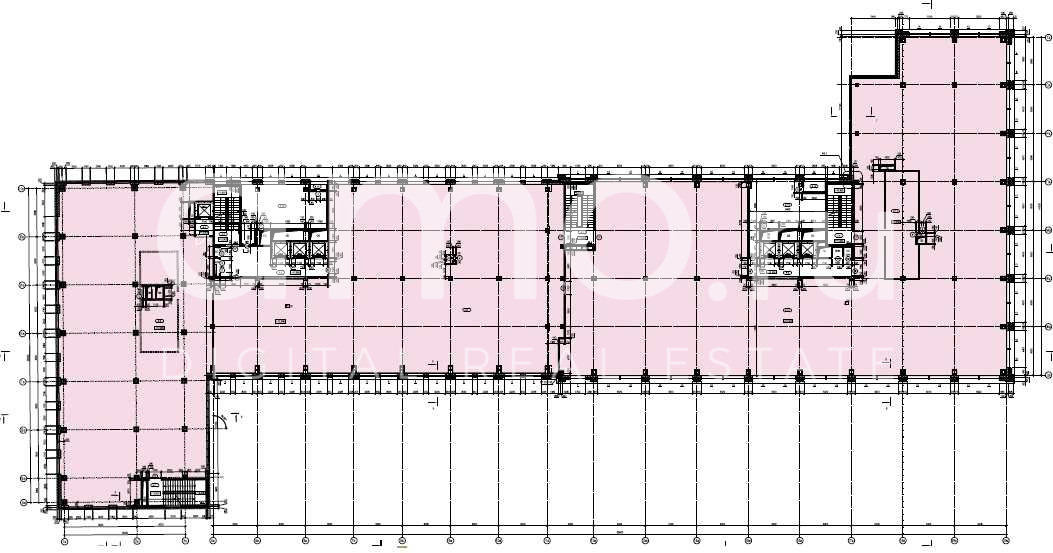 Планировка офиса 19 800 м², 1 этаж, Бизнес-центр «Большевик» фаза 2